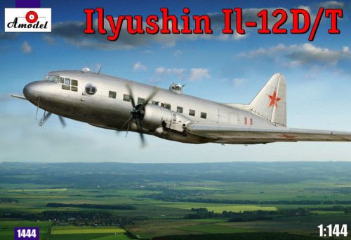 Amodel IIyushin IL-12D/T Sov.milit.transp.aircr 1:144 (AMO1444)