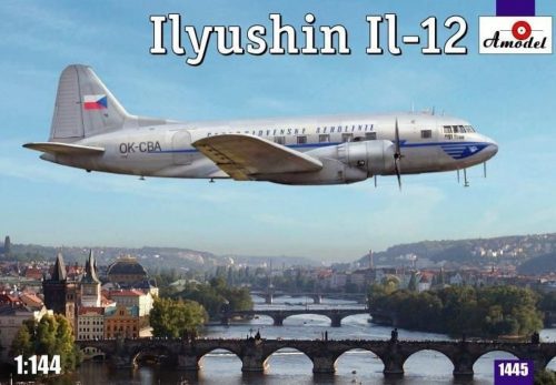 Amodel Ilyushin IL-12 Czech airliner 1:144 (AMO1445)