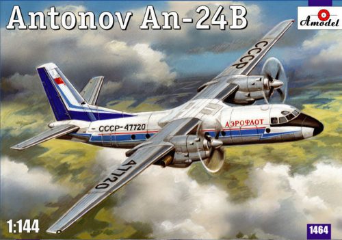 Amodel Antonov An-24B passenger airliner 1:144 (AMO1464)