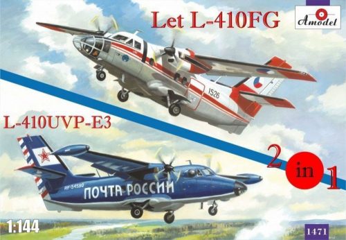 Amodel Let L-410FG & L-410UVP-3 aircraft (2kits 1:144 (AMO1471)