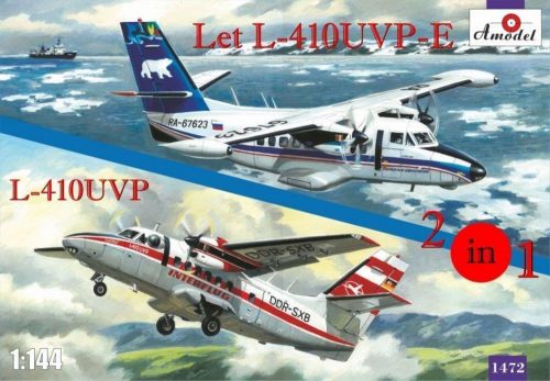 Amodel Let L-410UVP-E & L-410UVP aircraft(2 kit 1:144 (AMO1472)