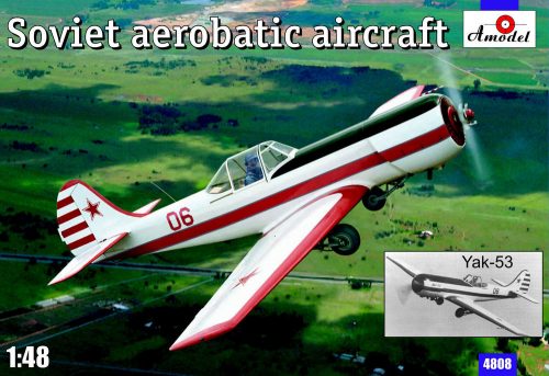 Amodel Yak-53 Soviet aerobatic aircraft 1:48 (AMO4808)