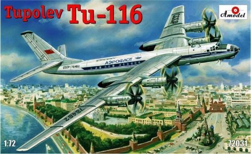 Amodel Tupolev Tu-116 passenger aircraft 1:72 (AMO72031)