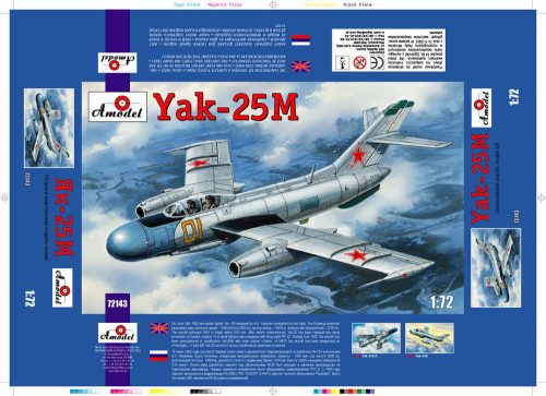 Amodel Yakovlev Yak-25M Soviet fighter 1:72 (AMO72143)