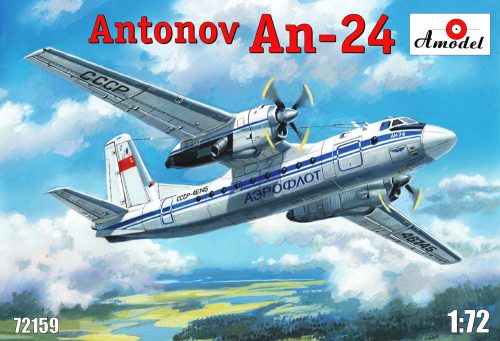 Amodel Antonov An-24 civil aircraft 1:72 (AMO72159)