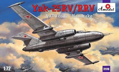 Amodel Yakovlev Yak-25RV/RRV Mandrake sovj.int. 1:72 (AMO72176)