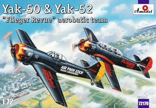 Amodel Yak-50 & Yak-52 'Flieger Revue' aerobati 1:72 (AMO72179)