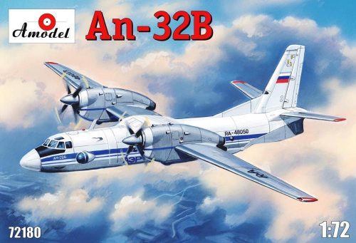 Amodel Antonov An-32B civil aircraft 1:72 (AMO72180)