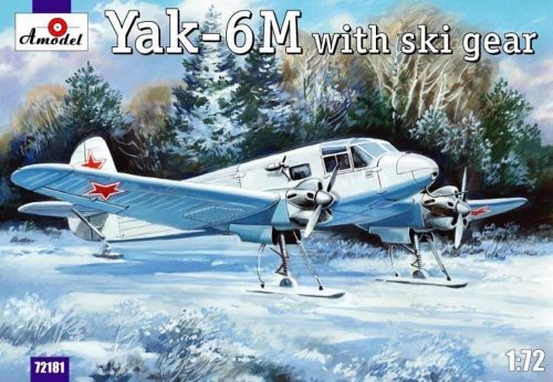 Amodel Yakovlev Yak-6M with ski gear 1:72 (AMO72181)