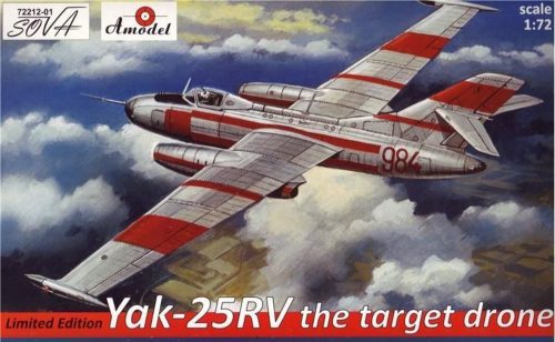 Amodel Yakovlev Yak-25RV target dron (lim.ed.) 1:72 (AMO72212-01)