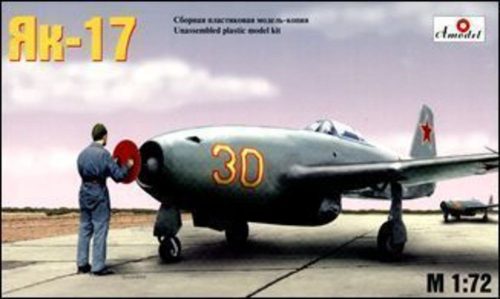 Amodel Yakolev Yak-17 Soviet jet fighter 1:72 (AMO7224)