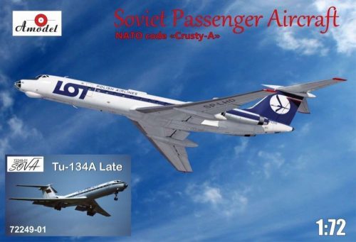 Amodel Tupolev Tu-134A, late LOT/Aeroflot 1:72 (AMO72249-01)