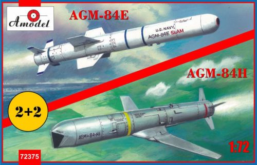 Amodel AGM-84E and AGM-84H on trolleys 1:72 (AMO72375)