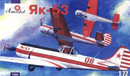 Amodel Yakovlev Yak-53 single-seat sporting ai. 1:72 (AMO7285)