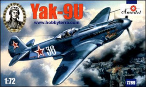 Amodel Yakovlev Yak-9U Soviet fighter 1:72 (AMO7289)