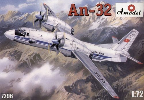 Amodel Antonov An-32 Soviet transport aircraft 1:72 (AMO7296)