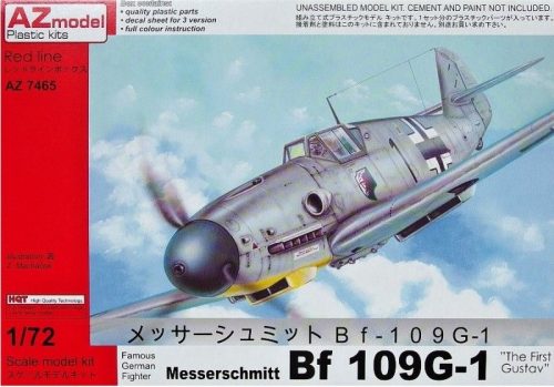 AZ model Bf 109G-1 Gustav 1 1:72 (7465)