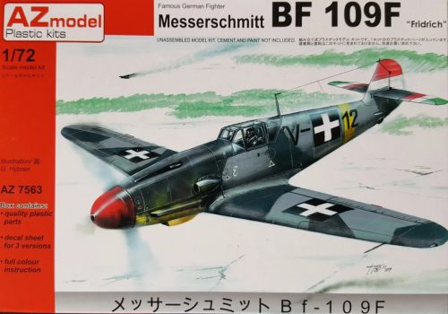 AZ model Bf 109F Hungarian AF 1:72 (7563)