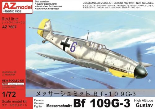 AZ model Bf 109G-3 High Altitude Gustav 1:72 (7607)