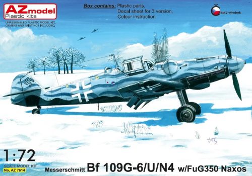 AZ model Bf 109G-6/U/N4 w/FuG350 Naxos 1:72 (7614)