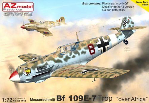 AZ model Bf 109E-7 „Over Africa“ 1:72 (7663)