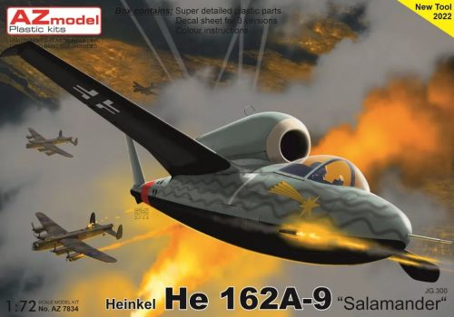 AZ model Heinkel He 162A-9 "Salamander" JG300 1:72 (7834)