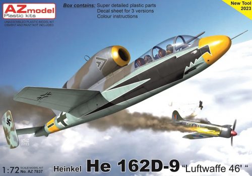 AZ model Heinkel He 162D-9 "Luftwaffe 46" 1:72 (7837)