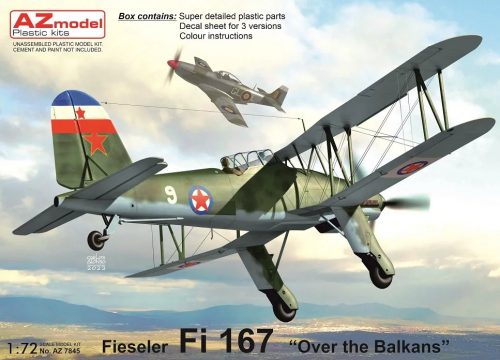 AZ model Fieseler Fi 167 "Over Balkans" 1:72 (7845)