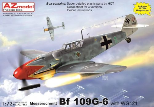 AZ model Bf 109G-6 with WGr.21 1:72 (7862)