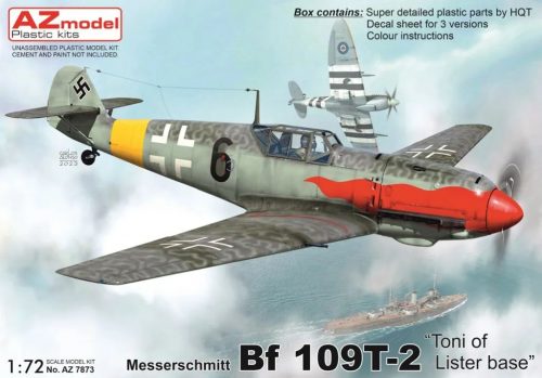 AZ model Bf 109T-2 "Toni of Lister base" 1:72 (7873)