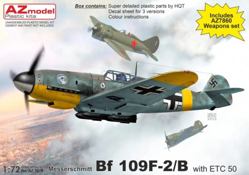 AZ model Bf 109F-2 B with ETC 50 1:72 (7879)