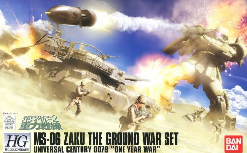 Bandai HGUC 1/144 MS-06 ZAKU THE GROUND WAR SET 62835