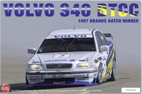 NUNU-BEEMAX Volvo S40 BTCC Brands Winner 1997 1:24 (PN24034)