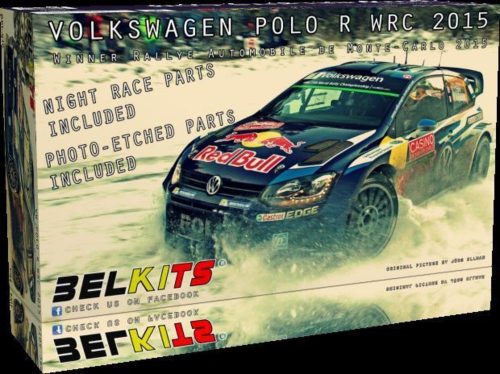 Belkits VW POLO R WRC Monte Carlo 2015 1:24 (BEL010)