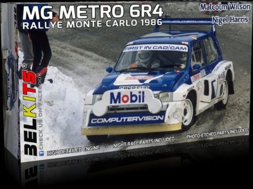 Belkits MG METRO 6R4,Rallye Monte Carlo 1986 1:24 (BEL015)