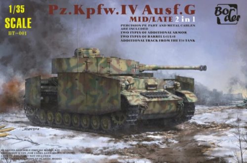 Border Model Pz.Kpfw.IV Ausf.G Mid/Late 2 in 1 1:35 (BT001)