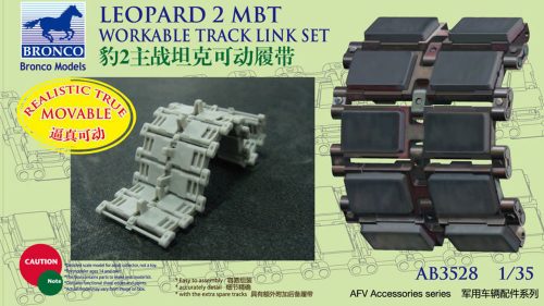 Bronco German Leopard 2 MBT Workable Track Link 1:35 (AB3528)