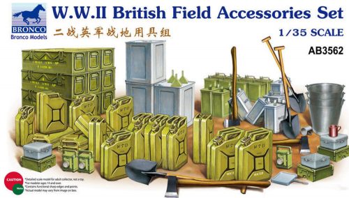 Bronco WWII British Field Accessories Set 1:35 (AB3562)