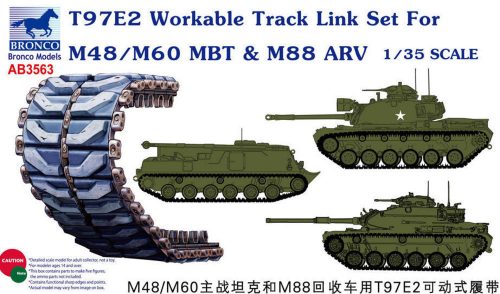 Bronco T97E2 Workable Track Link Set forM48/M60 MBT 1:35 (AB3563)