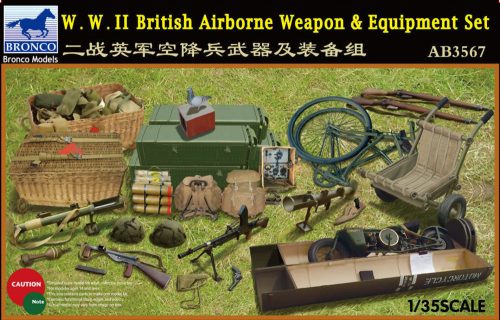 Bronco W.W.II British Airborne Weapon&Equipment Set 1:35 (AB3567)