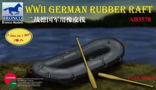 Bronco WWII German Rubber Raft 1:35 (AB3578)