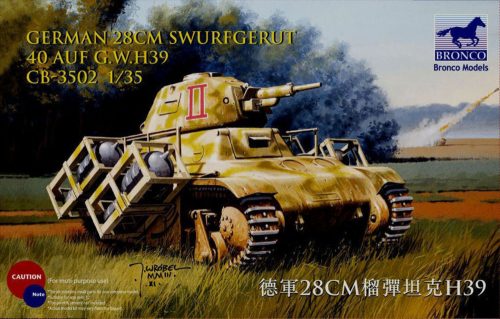 Bronco German 28cm Swurfgerat 40 Auf G.W.H39 1:35 (CB35002)