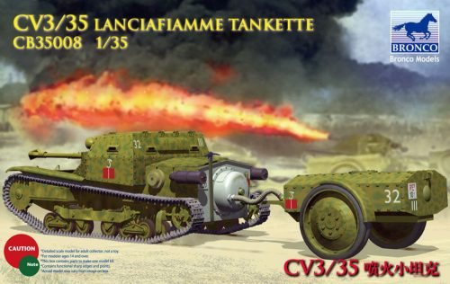 Bronco CV L3/35 Lanciafiamme Tankette 1:35 (CB35008)