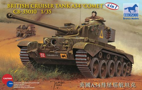 Bronco British Cruiser Tank A34 Comet 1:35 (CB35010)