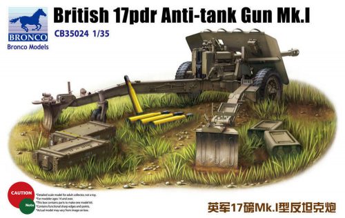 Bronco British 17pdr Anti-tank gun Mk.I 1:35 (CB35024)