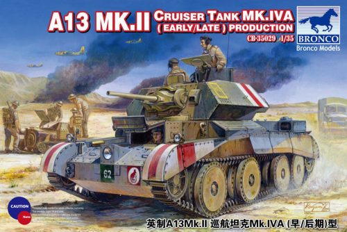 Bronco A13 Mk.II Cruiser Tank Mk.IVA(Early/Late Production 1:35 (CB35029)