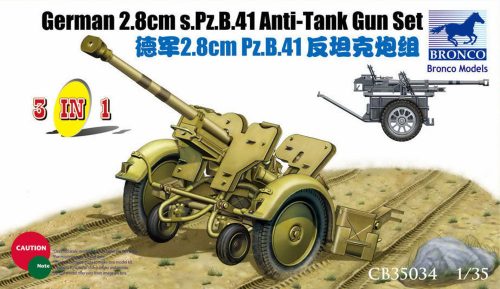 Bronco 2.8cm Pzb41 1:35 (CB35034)