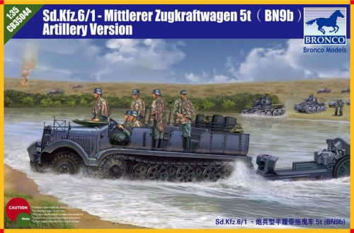 Bronco Sd.kfz 6 5(t) Typ BN9 Artillery Version 1:35 (CB35044)