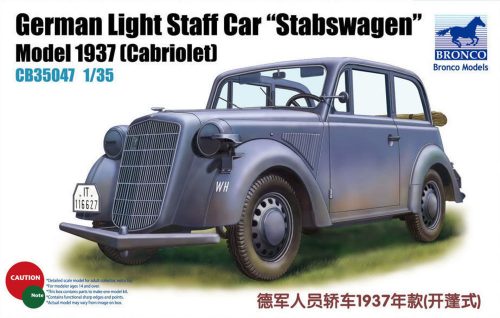 Bronco German Light Staff Car Stabswagen Mod. 1937 (Cabriolet) 1:35 (CB35047)