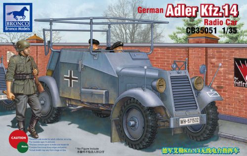 Bronco German Adler Kfz.14 Radio Armored Car 1:35 (CB35051)